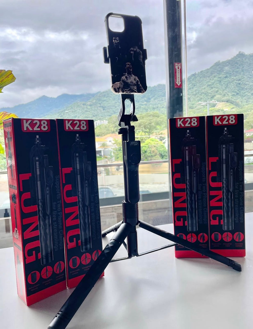 Trípode Selfie y Estabilizador K28 Pro